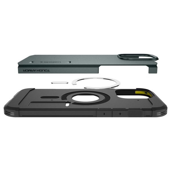Θήκη Spigen Tough Armor AI (MagFit) Abyss Green-Apple iPhone 16 Pro (ACS08148) - Image 22