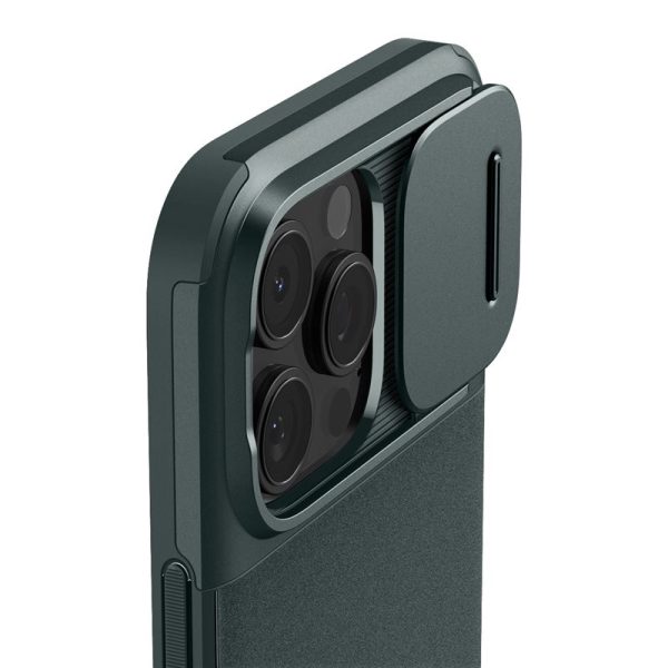 SPIGEN OPTIK ARMOR MAG MAGSAFE IPHONE 16 PRO ABYSS GREEN (ACS08150) - Image 14