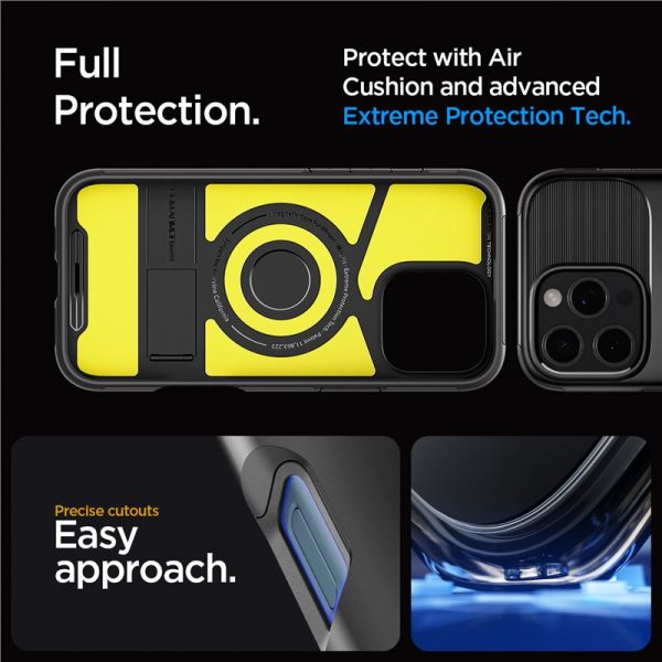 Θήκη Spigen Slim Armor (MagFit) Black-Apple iPhone 16 Pro (ACS08164) - Image 16