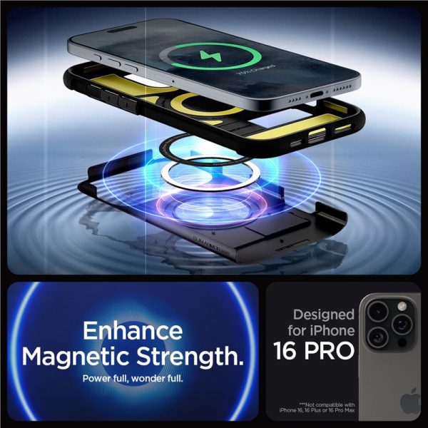Θήκη Spigen Slim Armor (MagFit) Black-Apple iPhone 16 Pro (ACS08164) - Image 25