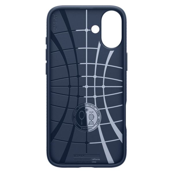 Θήκη Spigen Liquid Air Navy Blue-Apple iPhone 16 (ACS08195) - Image 12