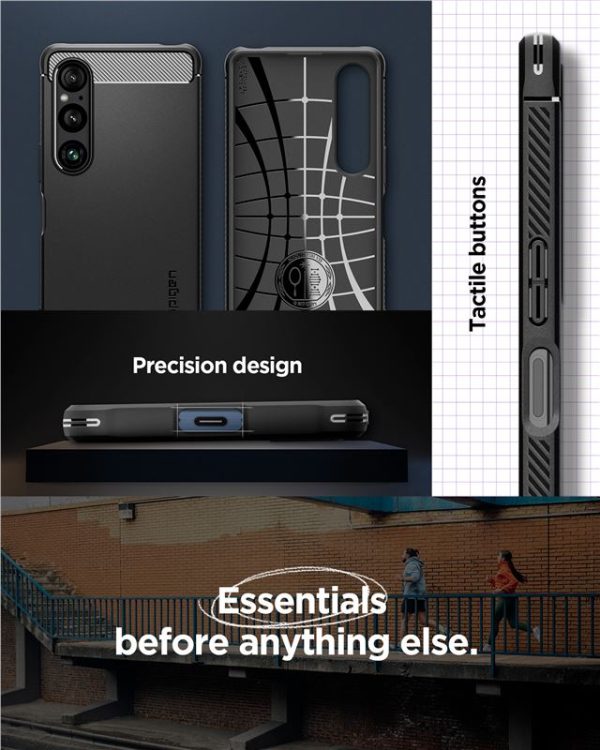 SPIGEN RUGGED ARMOR SONY XPERIA 1 VI MATTE BLACK (ACS08296) - Image 10
