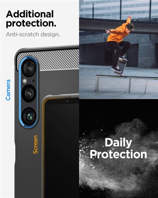 SPIGEN RUGGED ARMOR SONY XPERIA 1 VI MATTE BLACK (ACS08296) - Image 18