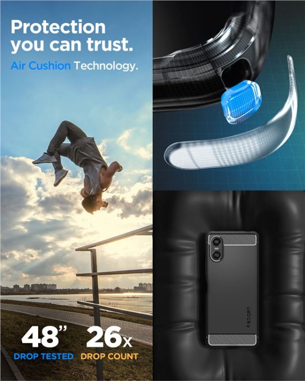 SPIGEN RUGGED ARMOR SONY XPERIA 10 VI MATTE BLACK (ACS08298) - Image 14