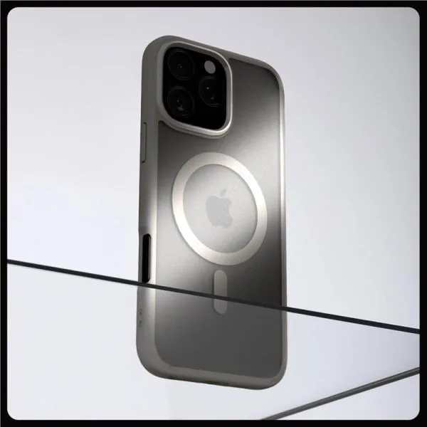frost natural titanium - iPhone 16 Pro Max