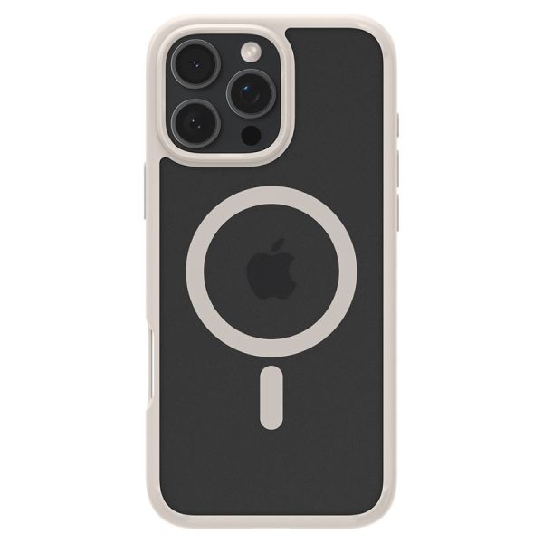 Θήκη Spigen Ultra Hybrid (MagFit) Frost Natural Titanium-Apple iPhone 16 Pro Max (ACS08382) - Image 17