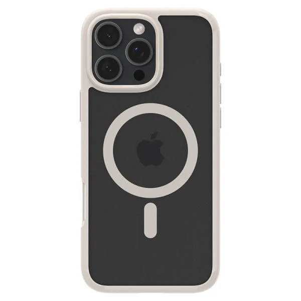 Θήκη Spigen Ultra Hybrid (MagFit) Frost Natural Titanium-Apple iPhone 16 Pro Max (ACS08382) - Image 17