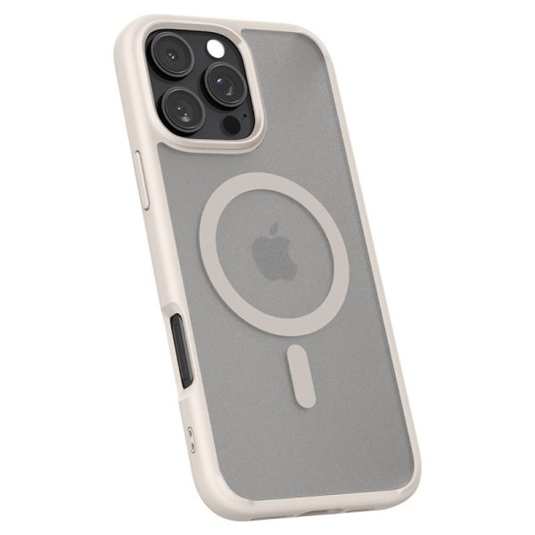 Θήκη Spigen Ultra Hybrid (MagFit) Frost Natural Titanium-Apple iPhone 16 Pro Max (ACS08382) - Image 21