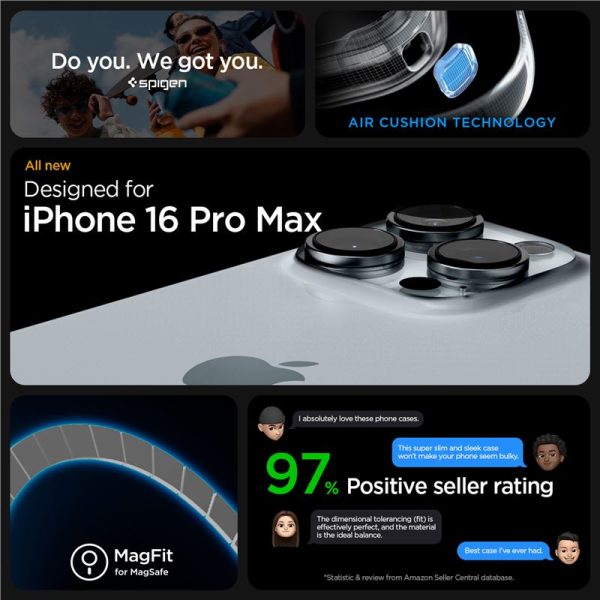Θήκη Spigen Ultra Hybrid (MagFit) Frost Natural Titanium-Apple iPhone 16 Pro Max (ACS08382) - Image 24