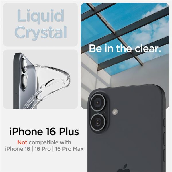 Θήκη Spigen Liquid Crystal (MagFit) Clear-Apple iPhone 16 Plus (ACS08388) - Image 22