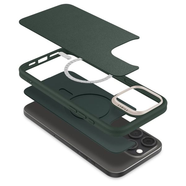 Θήκη Cyrill by Spigen Kajuk Mag Forest Green-Apple iPhone 16 Pro Max (ACS08398) - Image 21