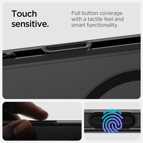 Θήκη Spigen Ultra Hybrid T (MagFit + Camera Control) Frost Black-Apple iPhone 16 Pro (ACS08514) - Image 16