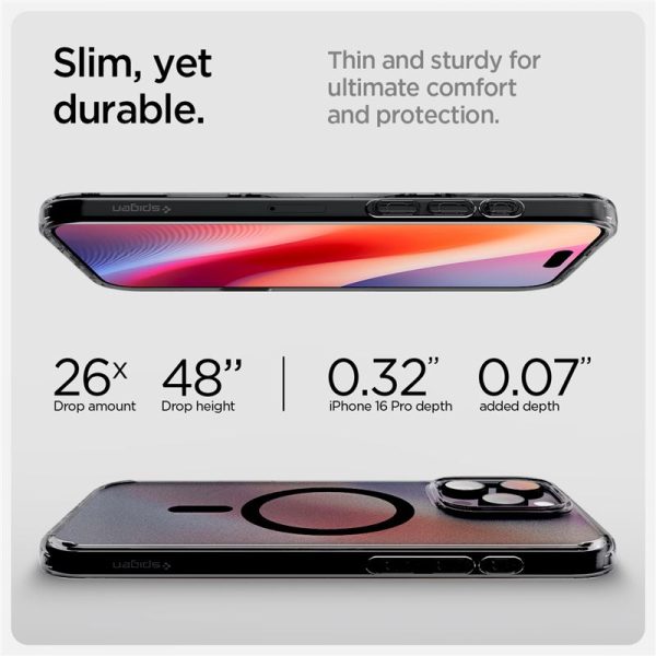 Θήκη Spigen Ultra Hybrid T (MagFit + Camera Control) Frost Black-Apple iPhone 16 Pro (ACS08514) - Image 19