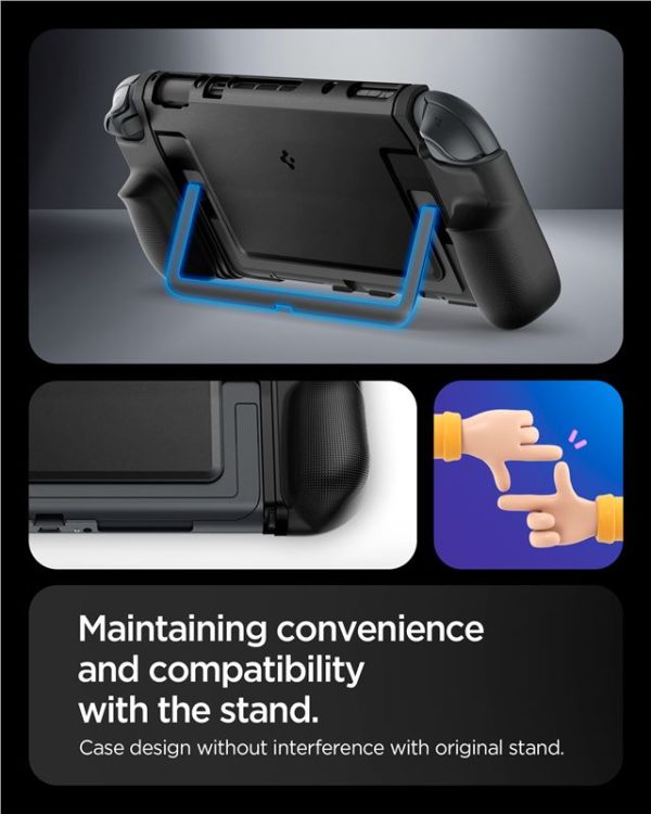 Spigen Dual Grip black - Nintendo Switch 2 (ACS09310) - Image 11