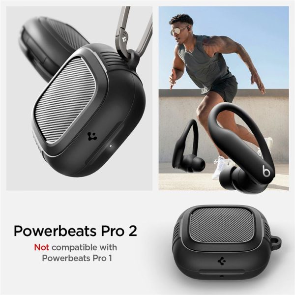 Spigen Rugged Armor matte black - Apple Powerbeats Pro 2 (ACS09441) - Image 5