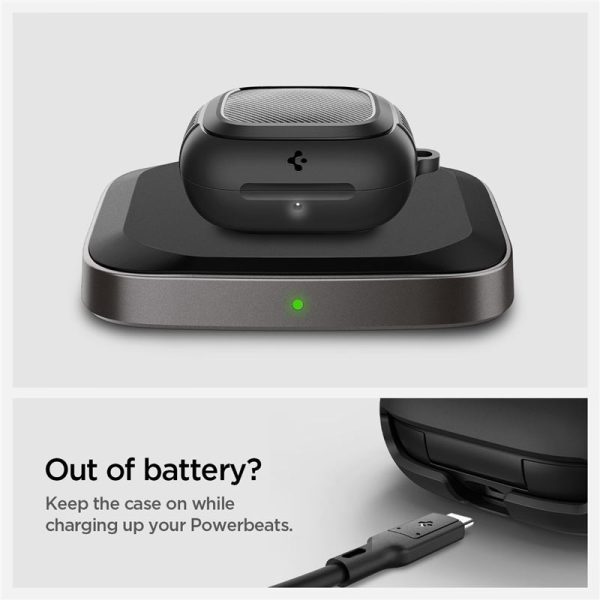 Spigen Rugged Armor matte black - Apple Powerbeats Pro 2 (ACS09441) - Image 8