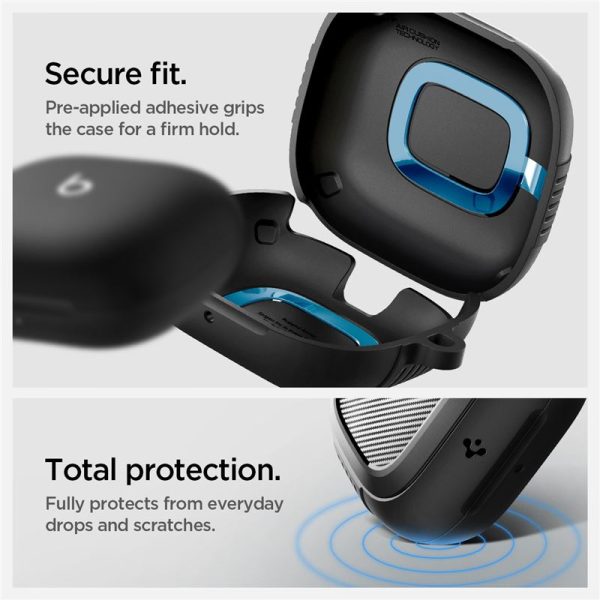 Spigen Rugged Armor matte black - Apple Powerbeats Pro 2 (ACS09441) - Image 10