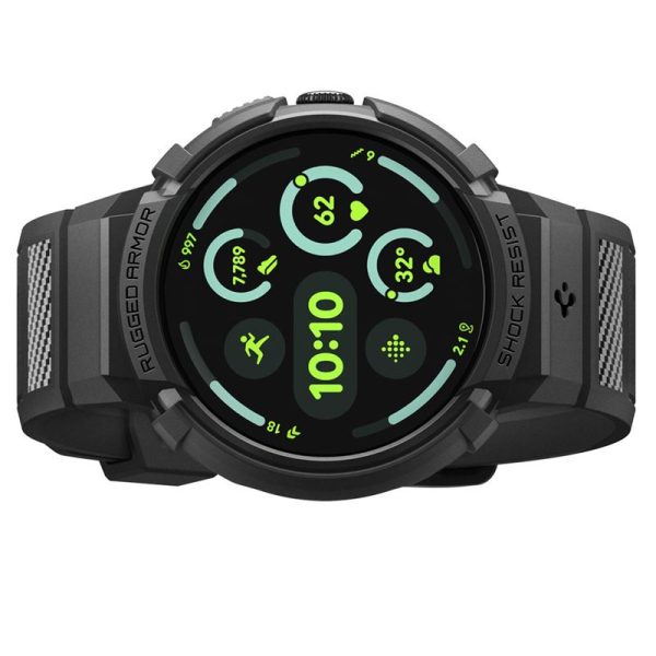 Spigen Rugged Armor matte black - Google Pixel Watch 4 41mm (ACS09484) - Image 3