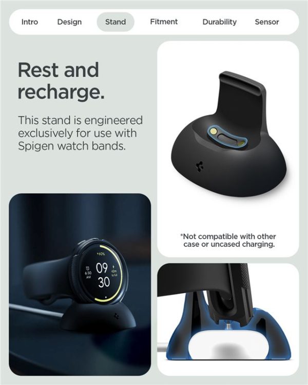 Spigen Liquid Air matte black - Google Pixel Watch 4 45mm (ACS09488) - Image 6