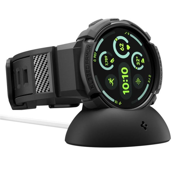 Spigen Rugged Armor matte black - Google Pixel Watch 4 (45mm) (ACS09489) - Image 7
