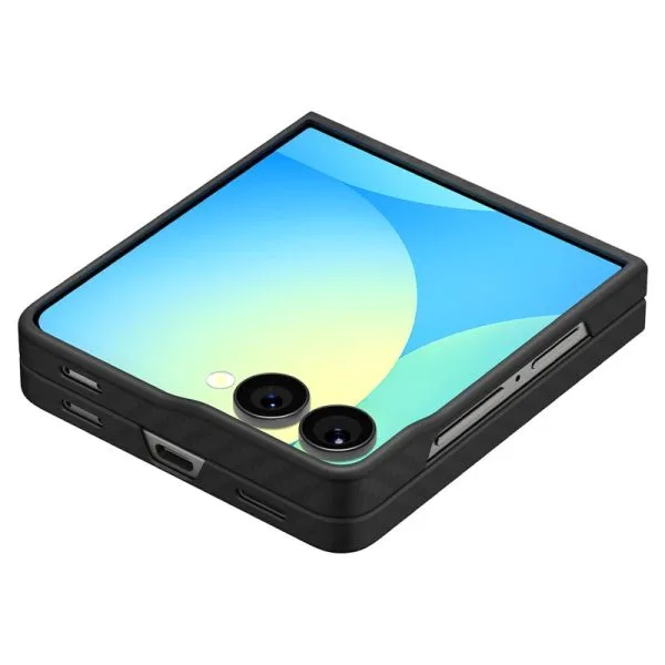 SPIGEN AIRSKIN ARAMID GALAXY Z FLIP 7 BLACK (ACS09564) - Image 30