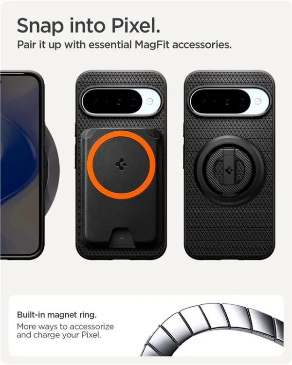 Θήκη Google Pixel 10 / 10 Pro Spigen Liquid Air MagSafe Matte Black (ACS09695) - Image 7