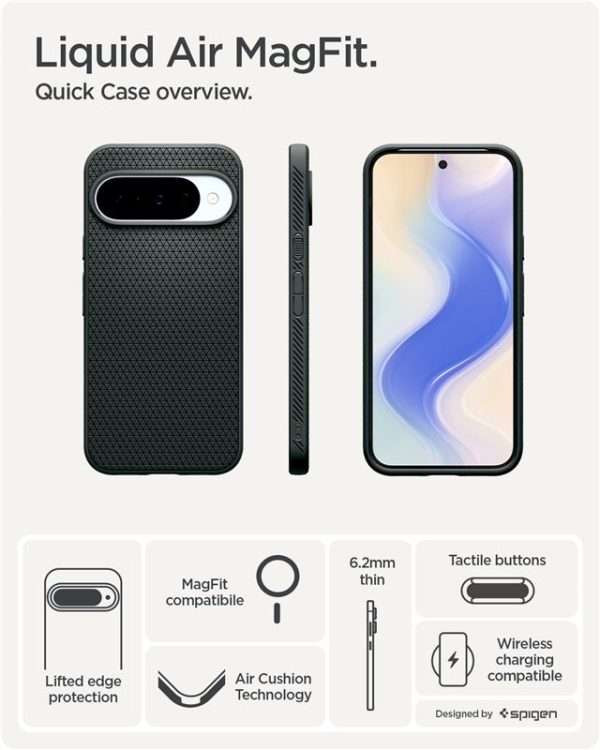 Spigen Liquid Air MagSafe abyss green - Google Pixel 10 Pro/10 (ACS09696) - Image 3