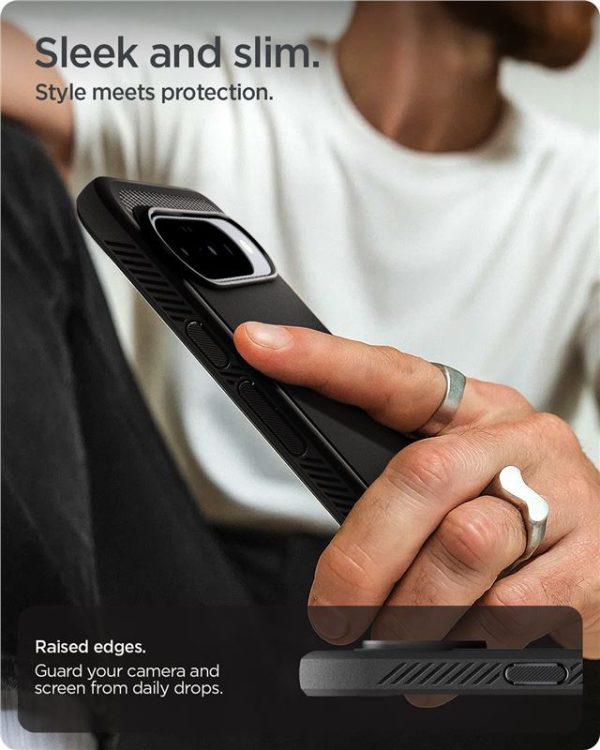 Spigen Rugged Armor MagSafe matte black - Google Pixel 10 Pro/10 (ACS09698) - Image 6