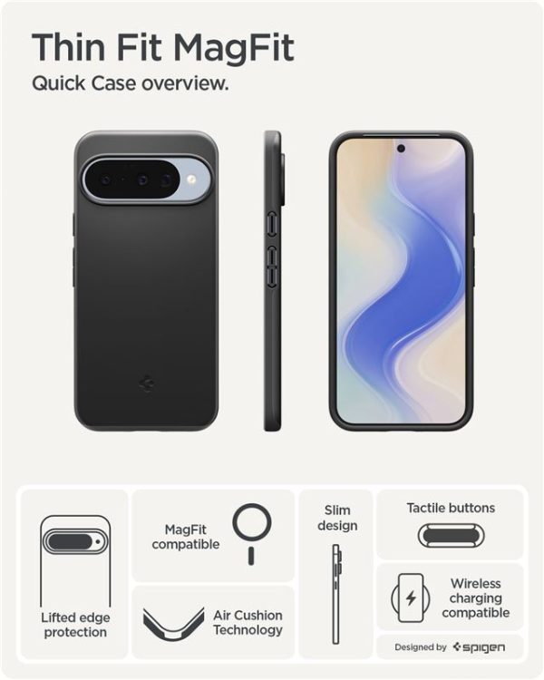 Spigen Thin Fit MagSafe black - Google Pixel 10 Pro/10 (ACS09699) - Image 5