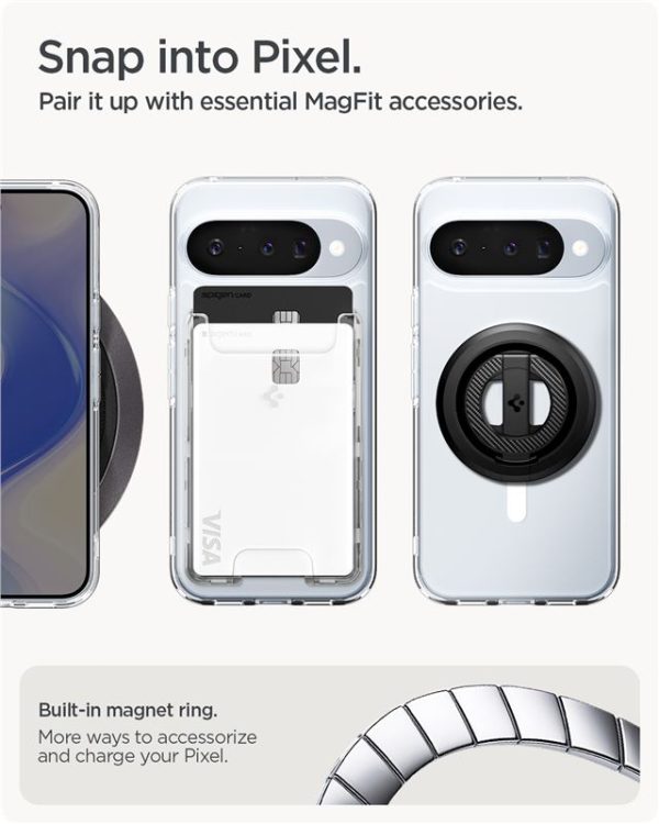 Spigen Ultra Hybrid MagSafe Clear White - Google Pixel 10/10 Pro (ACS09702) - Image 24