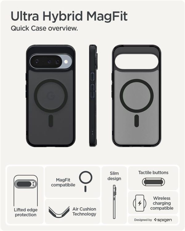Spigen Ultra Hybrid MagSafe frost black - Google Pixel 10 Pro/10 (ACS09703) - Image 4
