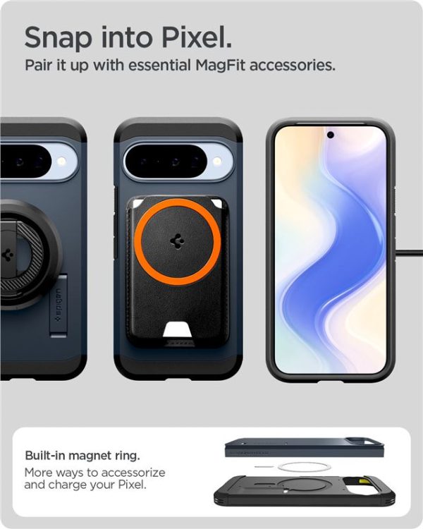 Spigen Tough Armor MagSafe metal slate - Google Pixel 10 Pro/10 (ACS09706) - Image 8