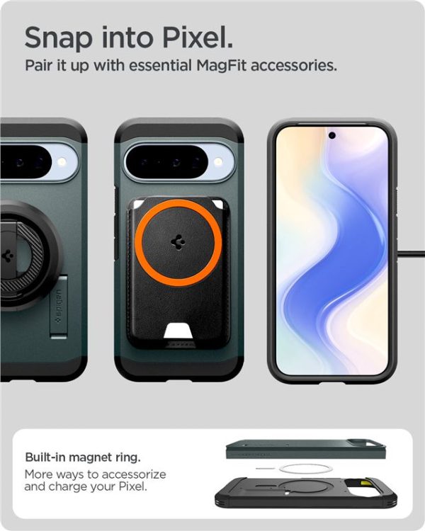 Spigen Tough Armor MagSafe abyss green - Google Pixel 10 Pro/10 (ACS09707) - Image 8