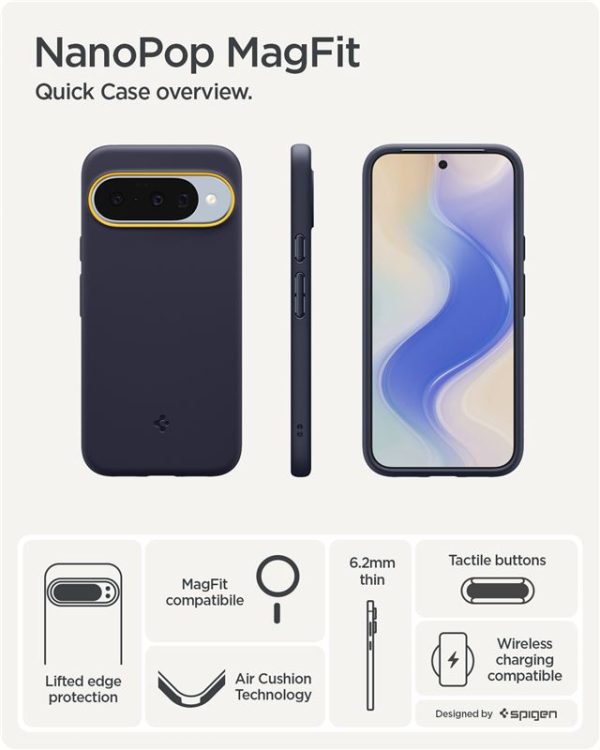 Spigen Nano Pop MagSafe blueberry navy - Google Pixel 10 Pro/10 (ACS09711) - Image 3