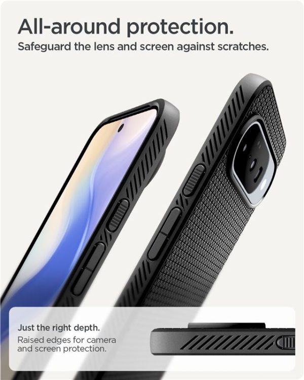 Spigen Liquid Air matte black - Google Pixel 10 Pro/10 (ACS09714) - Image 9