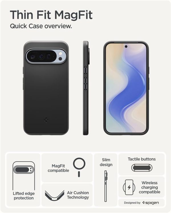 Spigen Thin Fit MagSafe black - Google Pixel 10 Pro XL (ACS09722) - Image 5