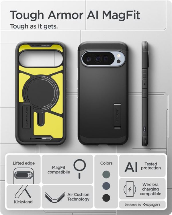 Spigen Tough Armor MagSafe black - Google Pixel 10 Pro XL (ACS09728) - Image 3