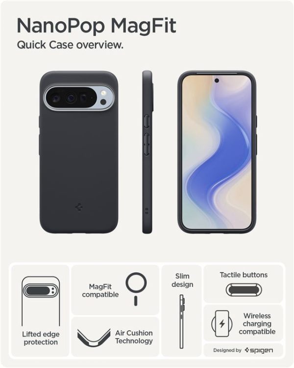 Spigen Nano Pop MagSafe black sesame - Google Pixel 10 Pro XL (ACS09736) - Image 3
