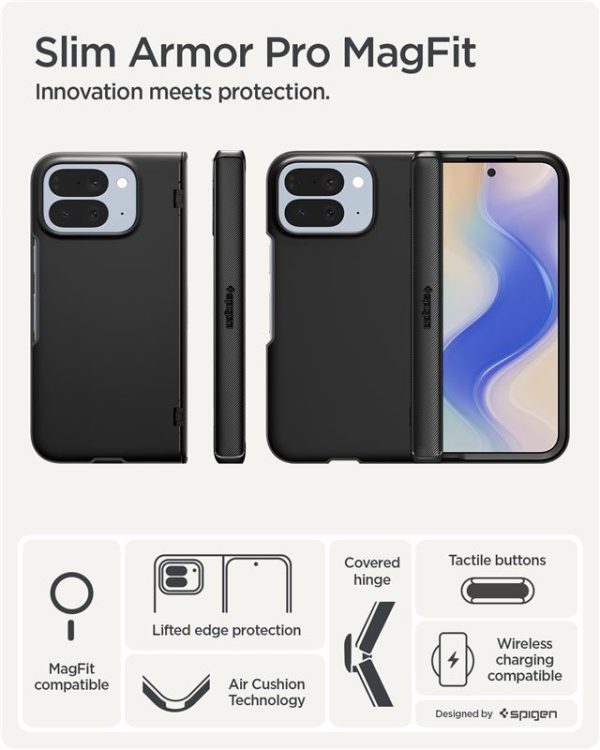 Spigen Slim Armor Pro MagSafe black - Google Pixel 10 Pro Fold (ACS09741) - Image 3