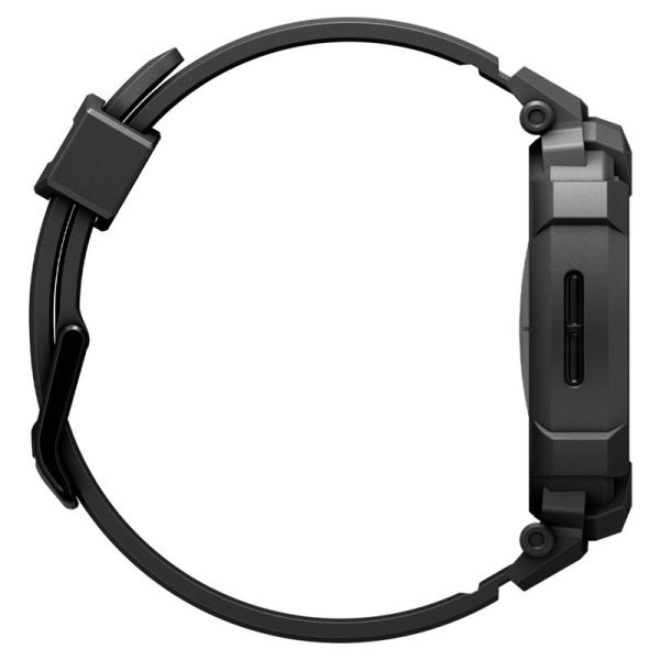 Spigen Rugged Armor Pro Matte Black-Samsung Galaxy Watch 8 40mm (ACS10005) - Image 18