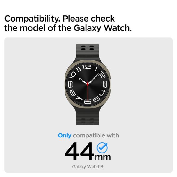 Spigen Bezel Tune (Pilot) Silver-Samsung Galaxy Watch 8 44mm (ACS10009) - Image 13