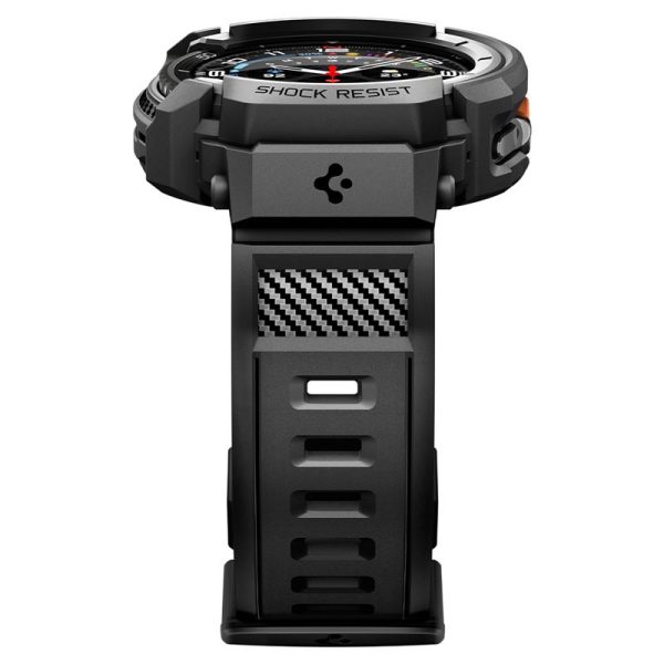 Spigen Rugged Armor Pro Matte Black-Samsung Galaxy Watch 8 Classic (46mm) (ACS10013) - Image 15