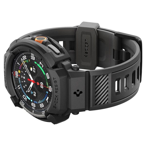 Spigen Rugged Armor Pro Matte Black-Samsung Galaxy Watch 8 Classic (46mm) (ACS10013) - Image 17