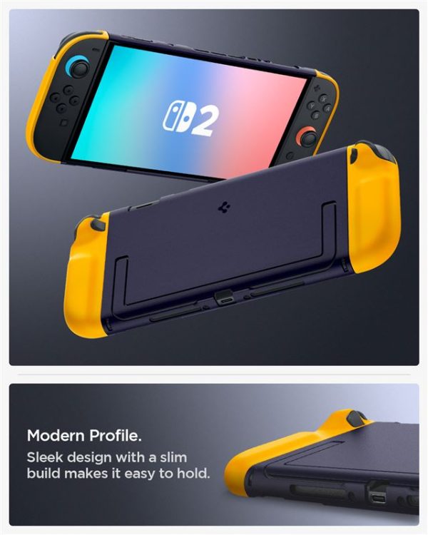 Spigen Nano Pop Blueberry Navy-Nintendo Switch 2 (ACS10205) - Image 9