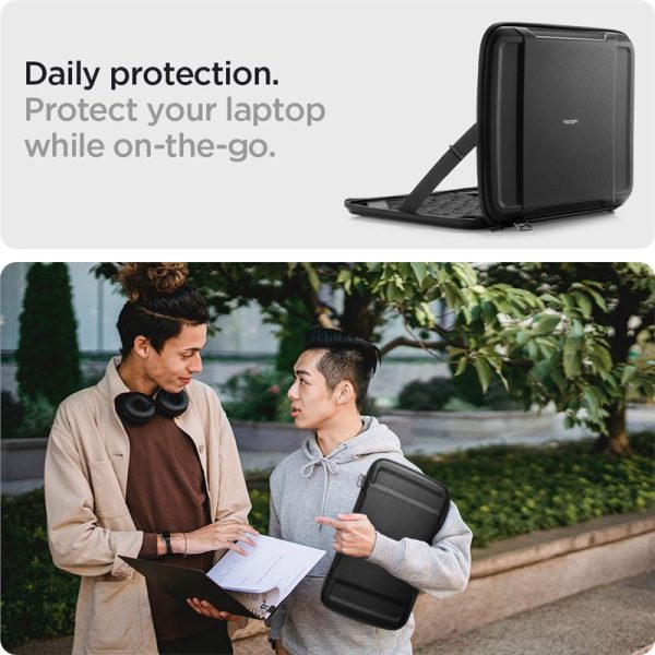 SPIGEN RUGGED ARMOR POUCH PRO LAPTOP 15-16 BLACK (AFA04271) - Image 17