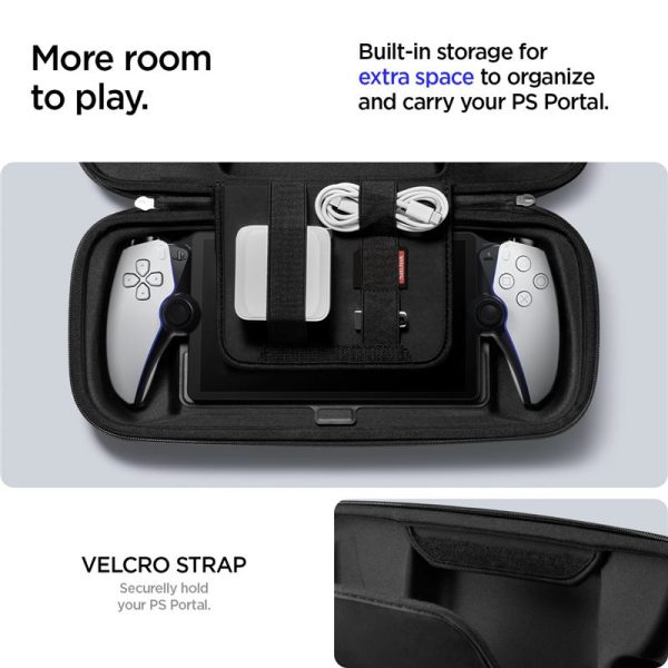 SPIGEN RUGGED ARMOR PRO SONY PLAYSTATION PORTAL BLACK (AFA07236) - Image 30
