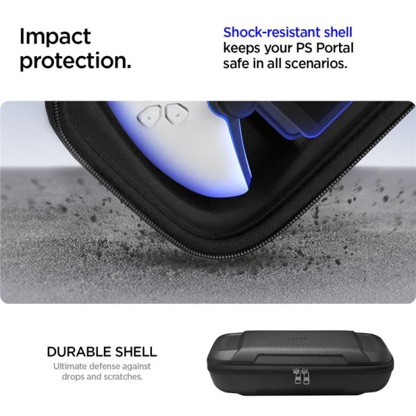SPIGEN RUGGED ARMOR PRO SONY PLAYSTATION PORTAL BLACK (AFA07236) - Image 34
