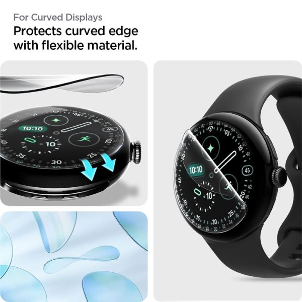 Spigen EliteShield EZ Fit 2 Pack - Google Pixel Watch 4/3 (41mm) (AFL08524) - Image 2