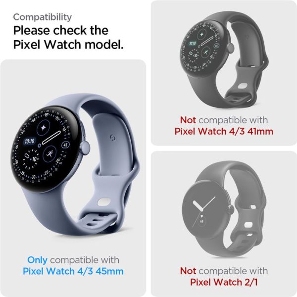 Spigen EliteShield EZ Fit 2 Pack - Google Pixel Watch 4/3 (45mm) (AFL08525) - Image 10
