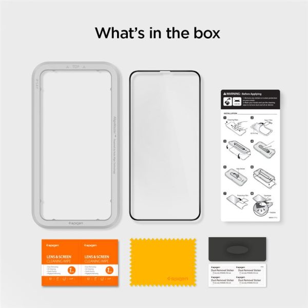SPIGEN ALM GLASS FC IPHONE 11 PRO MAX BLACK (AGL00098) - Image 15